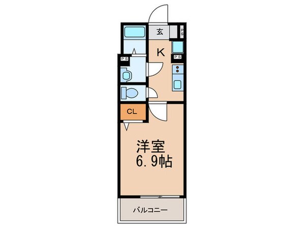 ノーブル阿倍野の物件間取画像